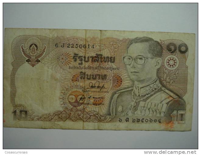 532 THAILAND THAILANDIA  10 BAHT AÑO 1980  -  - MAS EN MI TIENDA - Thaïlande