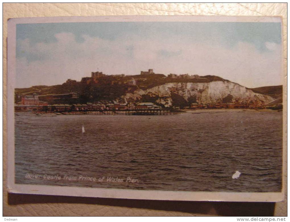 CPA Dover Castle From Prince Of Wales Pier - Couleur 1913 - Dover