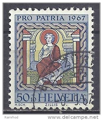 SWITZERLAND 1967 Pro Patria. For National Day Collection - 50c.+10c Joseph Seated On Throne  FU - Used Stamps