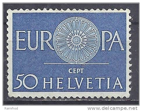 SWITZERLAND 1960 Europa. - 50c Conference Emblem MH - Ongebruikt