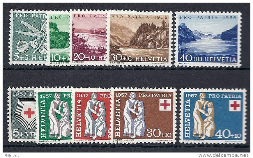 PP056- Pro Patria 1956-1957 ** - Nuovi