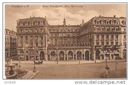 AK - FRANKFURT A. M. - HOTEL FRANKFURTER HOF , KAISERPLATZ - Frankfurt A. D. Oder