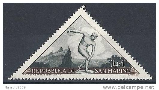 1953 SAN MARINO PROPAGANDA SPORTIVA 1 £ MNH ** - RR8594 - Neufs