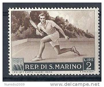 1953 SAN MARINO PROPAGANDA SPORTIVA 2 £ MNH ** - RR8594 - Unused Stamps