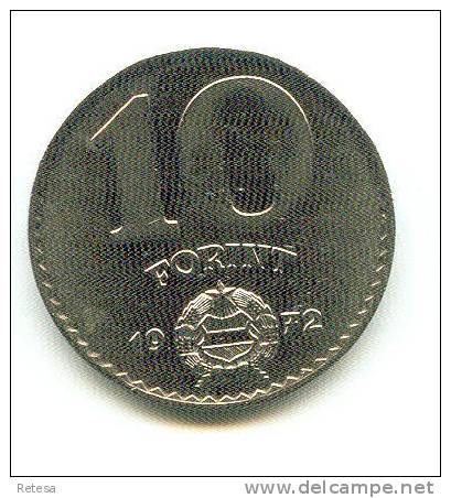 HONGARIJE  10 FORINT  1972 - Hongrie