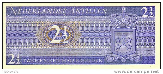 ANTILLES NEERLANDAISES   2 1/2 Gulden  Daté Du 08 Septembre 1970  Pick 21     ***** BILLET  NEUF ***** - Aruba (1986-...)