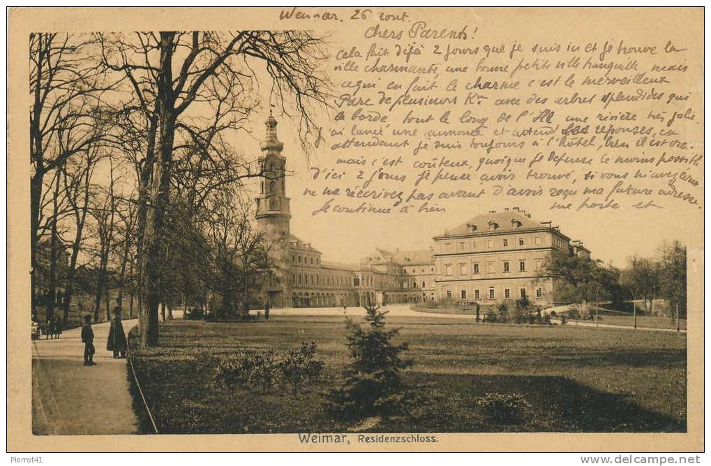 ALLEMAGNE - WEIMAR - Residenzschloss - Weimar