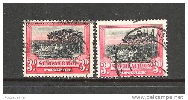 SOUTH AFRICA UNION 1926 Used Singles Definitives 3d "london" SACC-34  #12170 - Gebruikt