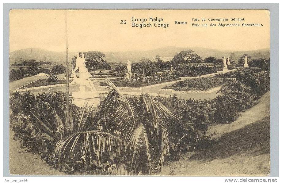 Congo Belge BOMA 1914- Foto Bild-Ganzsache 10 Centimes - Congo Belge