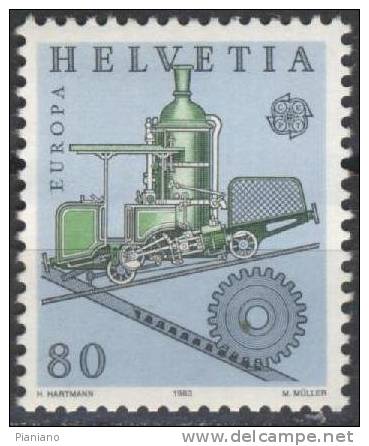 PIA  -  SVIZZERA  -  1983  :  Europa   (Un  1178-79) - Unused Stamps