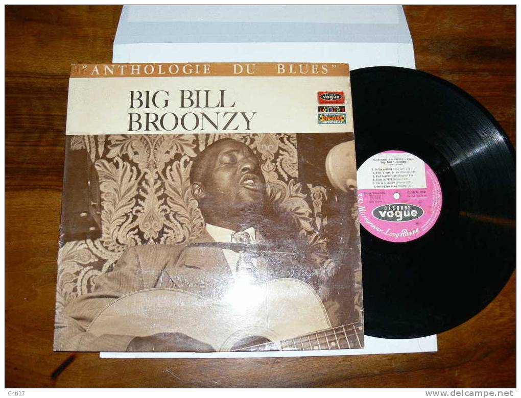 BIG BILL BROONZY ANTHOLOGIE DU BLUES  EDIT VOGUE - Blues