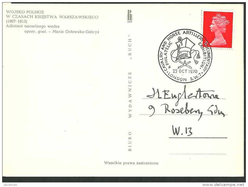 PHILATELIC  EXHIBITION,  CAVALRY AND HORSE  ARTILLERY  DOCUMENTARY 1970 - Regering In Londen(Ballingschap)