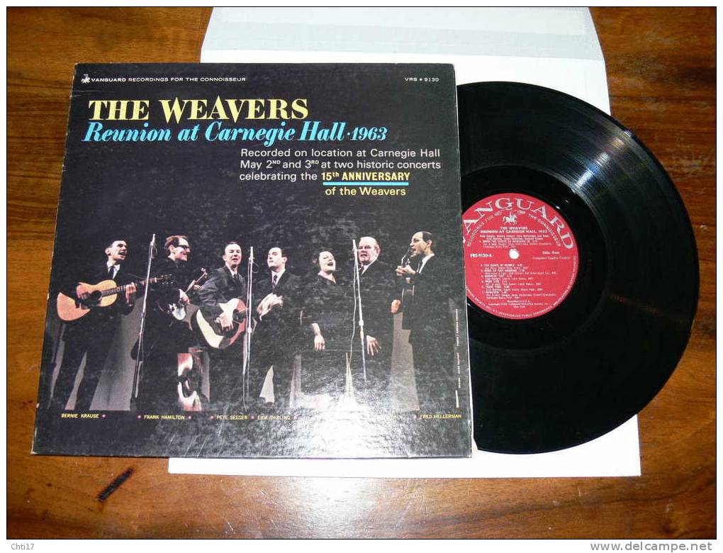 THE WEAVERS LIVE AT CARNEGIE HALL 1963  EDIT VANGUARD - Country Et Folk