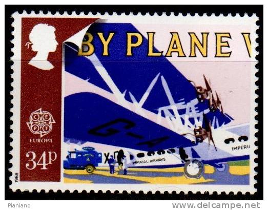 PIA -  GRAN  BRETAGNA - 1988  : Europa  -  (Un  1309-12) - 1988