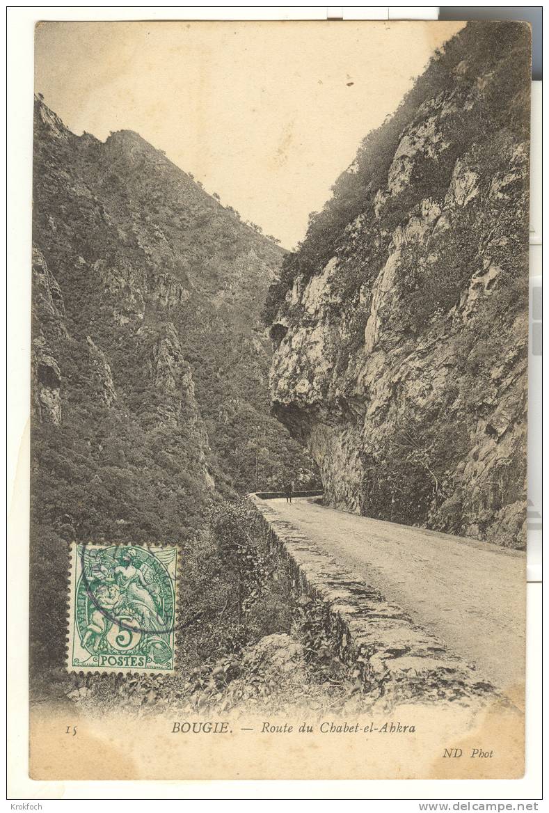 Algérie - Bougie - Route Du Chabet-el-Abkra 1907 - Bejaia (Bougie)