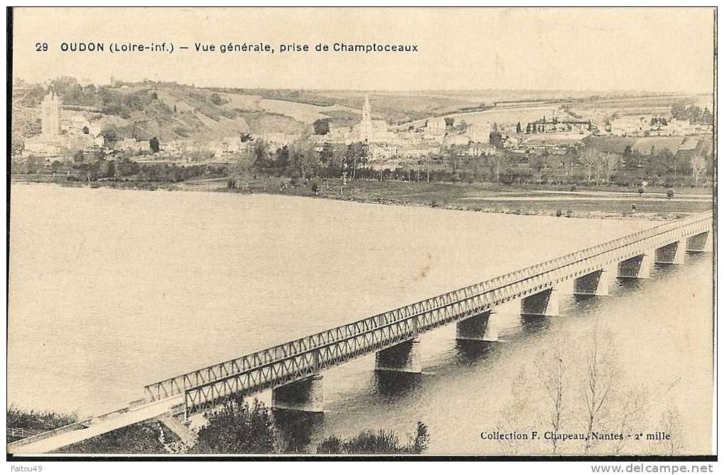 44-OUDON - Vue Générale, Prise De Champtoceaux    74 - Otros & Sin Clasificación