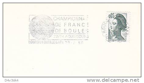 1986 France 01 Bourg En Bresse Boules Petanque Bowls Bocce Bolos Sportkegeln - Pétanque
