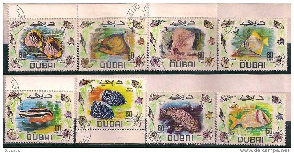 Dubai 1969 SC# 101-108 - Dubai