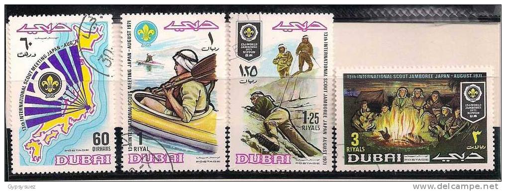 Dubai 1971  SC# 147-150(1) - Dubai