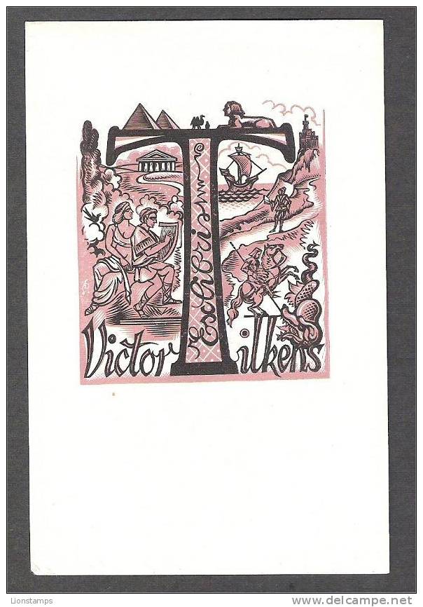 EL 34 -  Romans By Luc De Jaegher - Exlibris