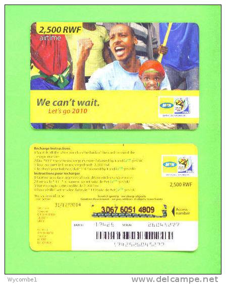 RWANDA - Remote Phonecard As Scan - Rwanda