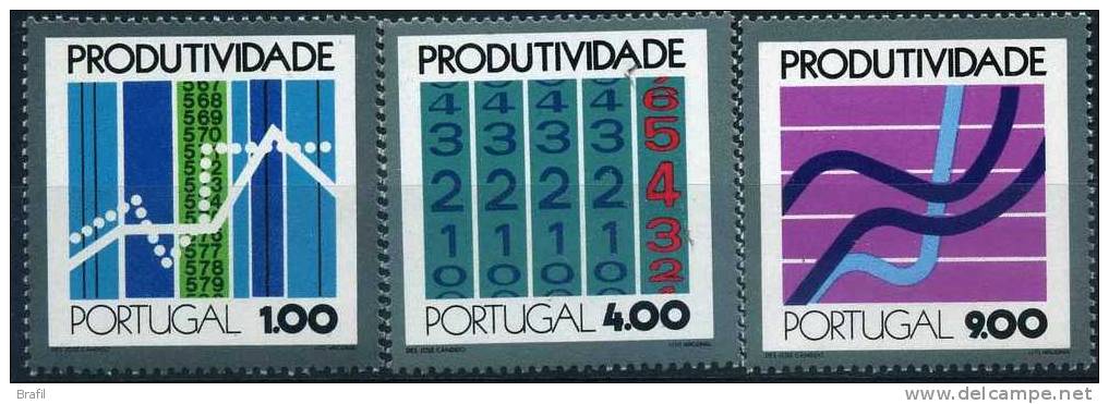 1973 Portogallo, Produttività , Serie Completa Nuova (**) - Nuovi