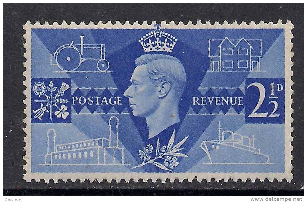 GB 1946 KGV1  2 1/2d VICTORY UMM STAMP SG 491 (183) - Ungebraucht