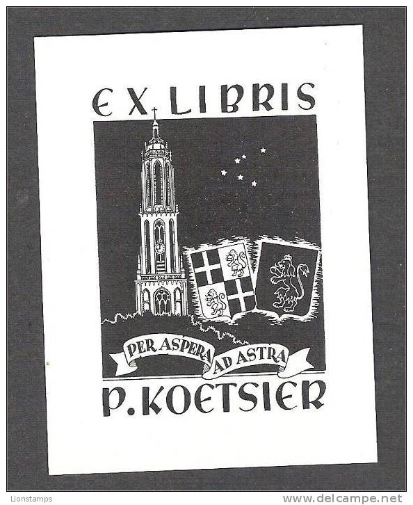 EL 95  - Tower / Coat Of Arms - Bookplates