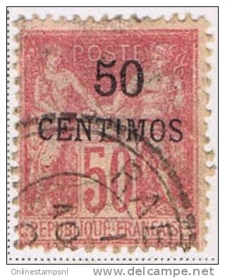 Maroc : 1891, ,Yv 6a  / Maury  12  , Oblitéré - Usati