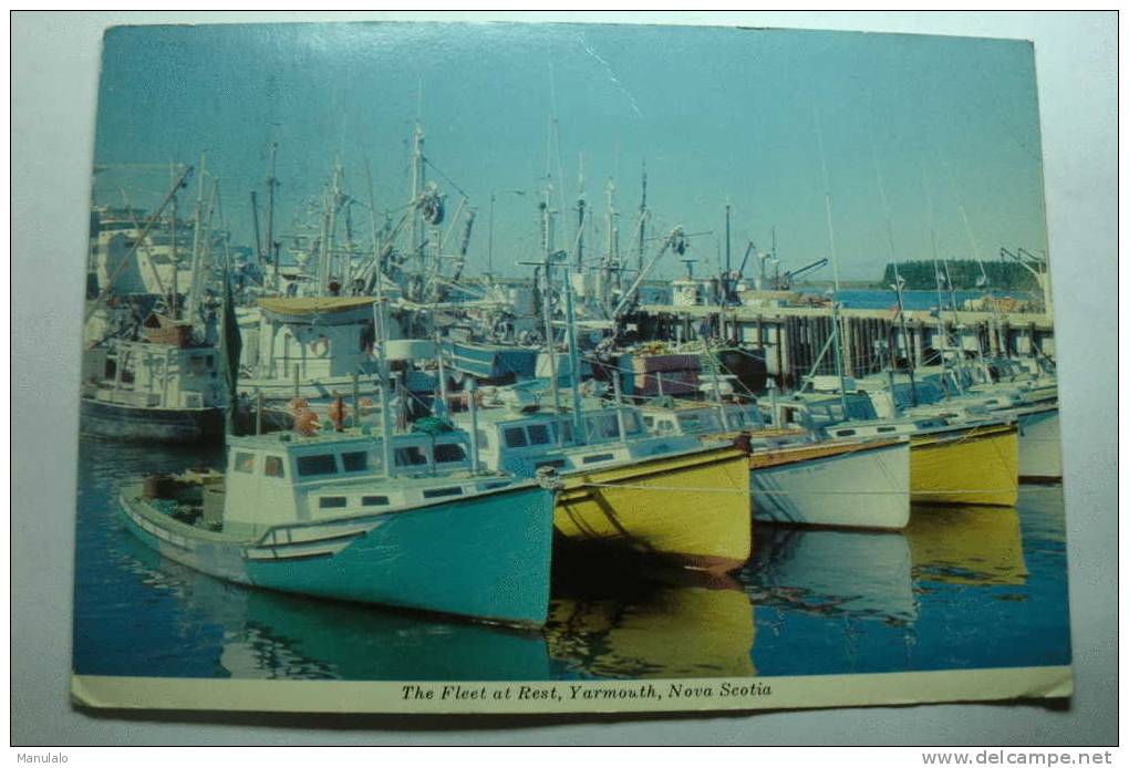 The Fleet At Rest, Yarmouth, Nova Scotia - Great Yarmouth