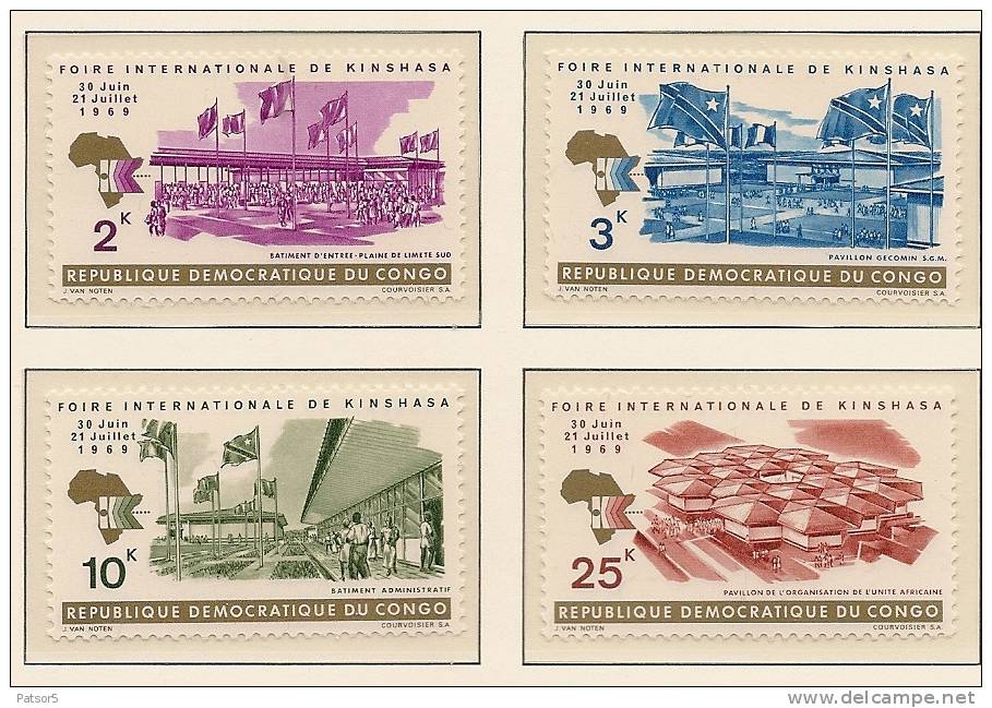 COB 689/692,**MNH - Nuevas/fijasellos