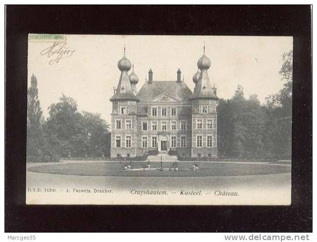 Cruyshautem Kasteel Chateau édit.D.V.D. N° 11390 - Kruishoutem