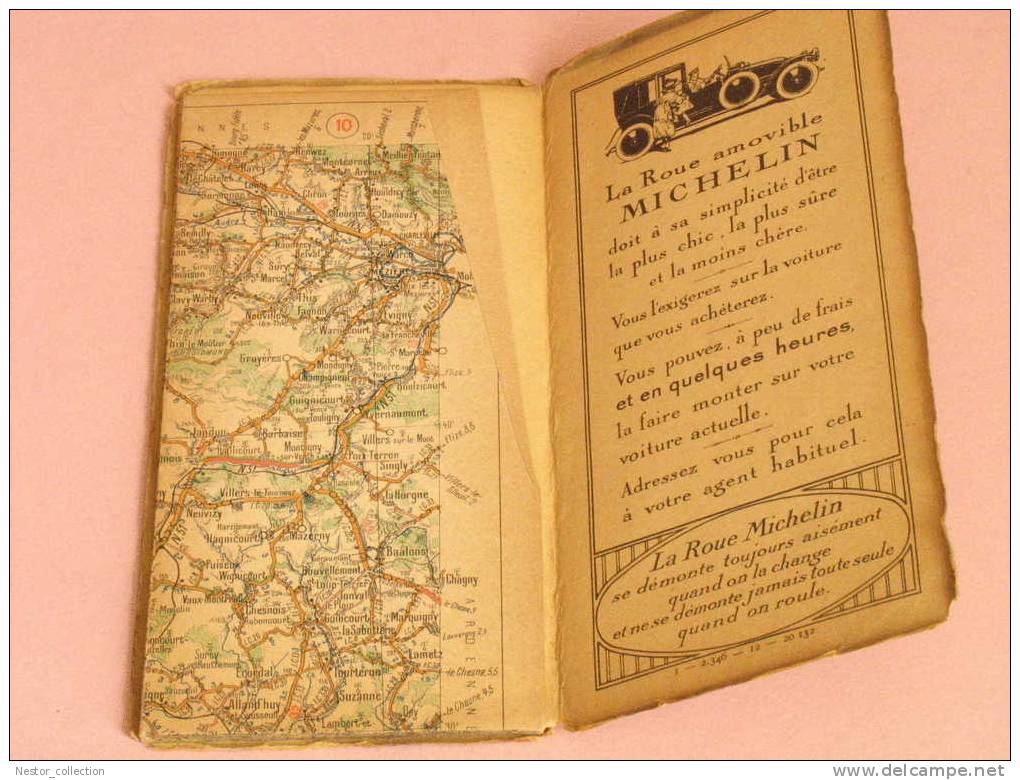 Carte MICHELIN France Ancienne N° 6 St Quentin Reims - Carte Stradali