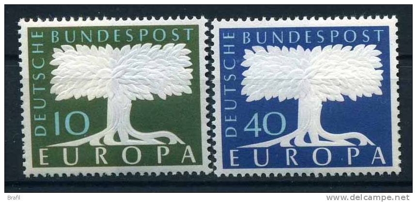 1957 Germania, Europa CEPT , Serie Completa Nuova (**) - 1957