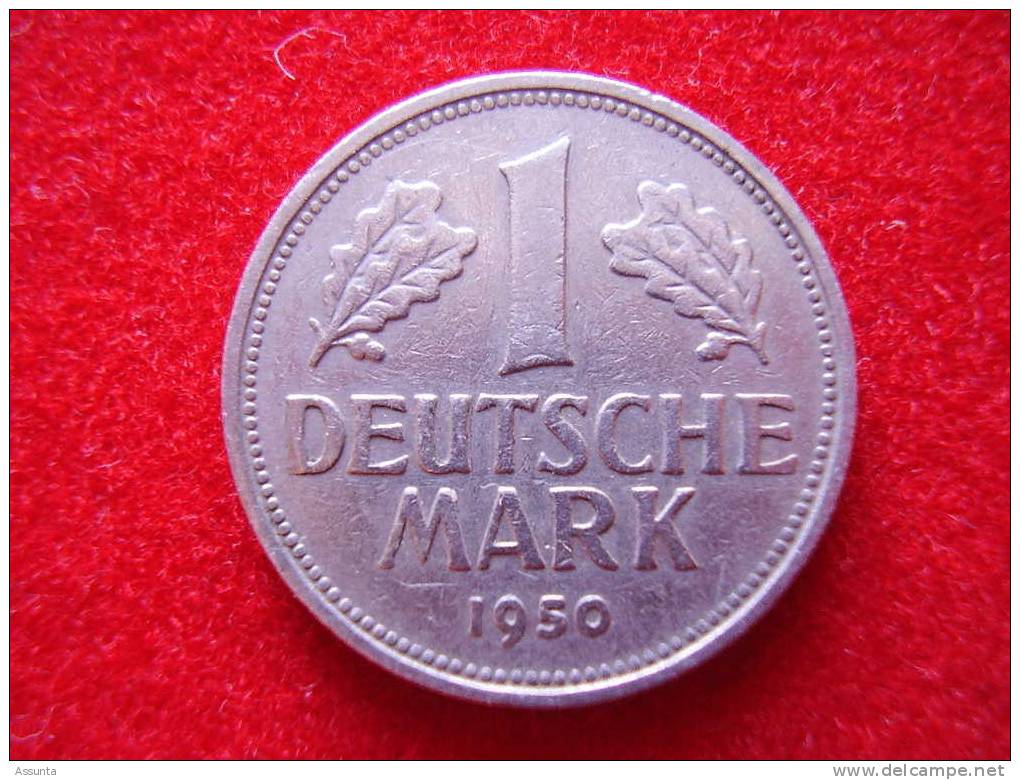 Allemagne : 1 Deutsche Mark De 1950 . 2 Scans 1 DM - 1 Mark