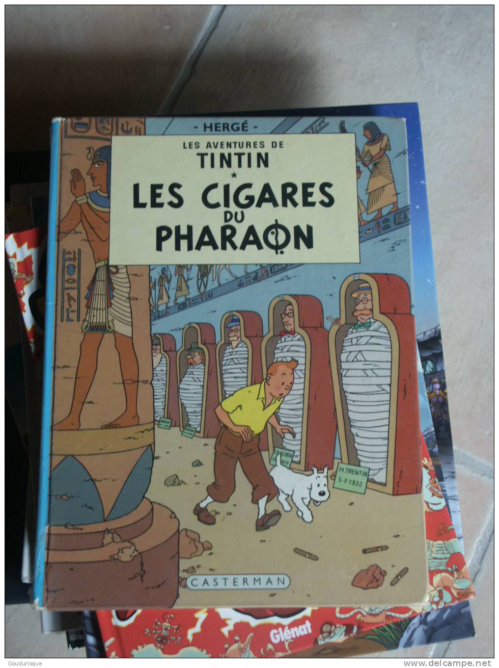 EO TINTIN LES CIGARES DU PHARAON  B39  HERGE - Tintin