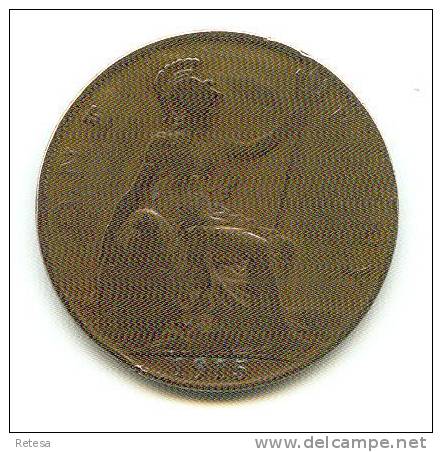 -GREAT BRITAIN  1 PENNY 1915 GEORGES V - D. 1 Penny