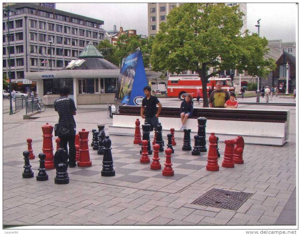 Giant Chess Board - Christchurch - New Zealand (+ City Fire Truck) - Chess