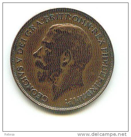 GREAT BRITAIN  1 PENNY 1912 GEORGES V - D. 1 Penny