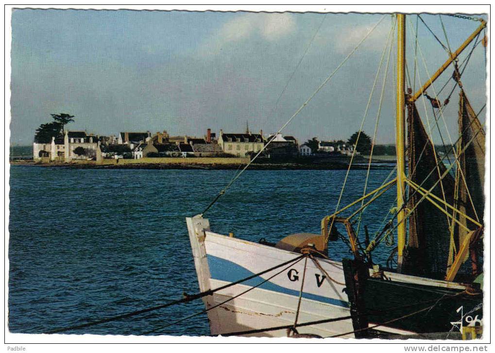 Carte Postale 29. île Tudy  Et Port De Loctudy Trés Beau Plan - Ile Tudy