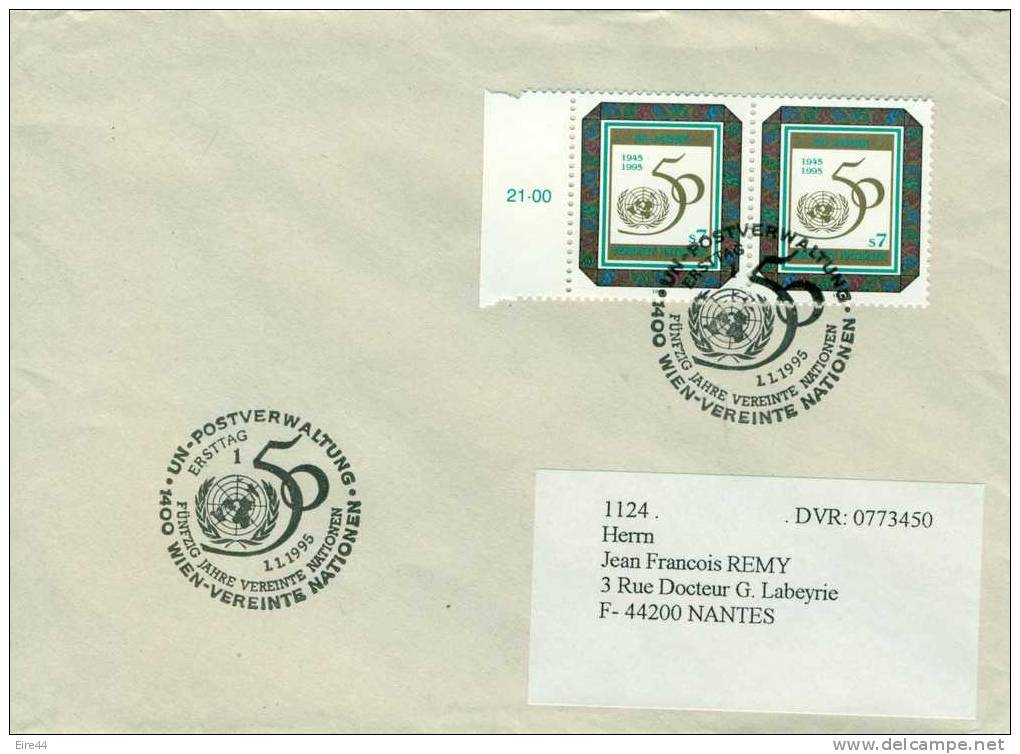 United Nations Austria 1992 2000 3 FDC & Covers - FDC
