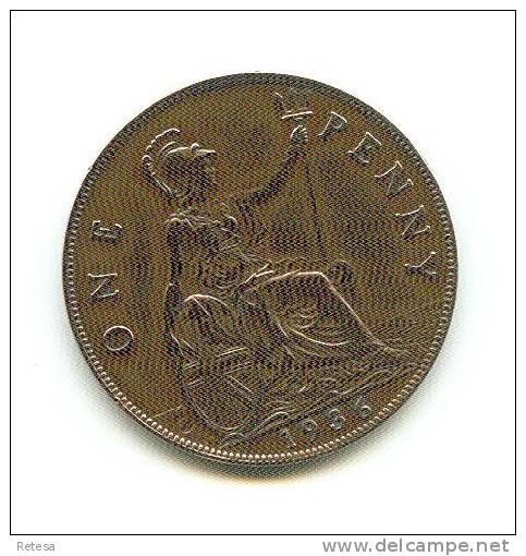 GREAT BRITAIN  1 PENNY 1936 GEORGES V - D. 1 Penny