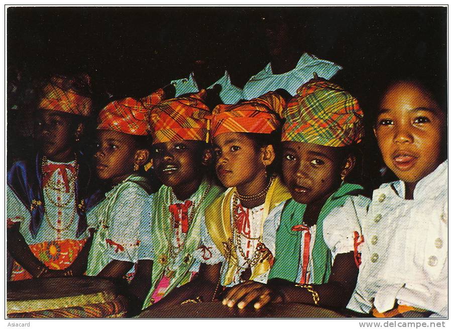 Folklore Guyanais Jeunes Frimousses Edit Delabergerie - Autres & Non Classés
