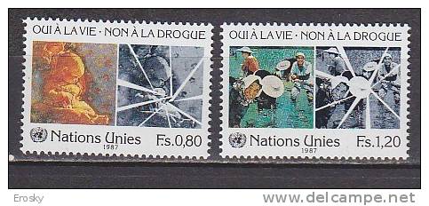 PGL - ONU UNO GENEVE N°156/57 ** - Unused Stamps