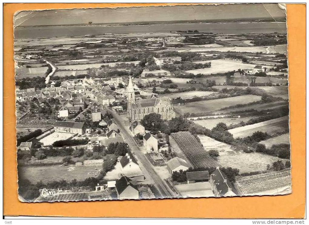 56   PENESTIN    VUE  GENERALE  AERIENNE  ET  L EMBOUCHURE  DE LA VILAINE - Pénestin