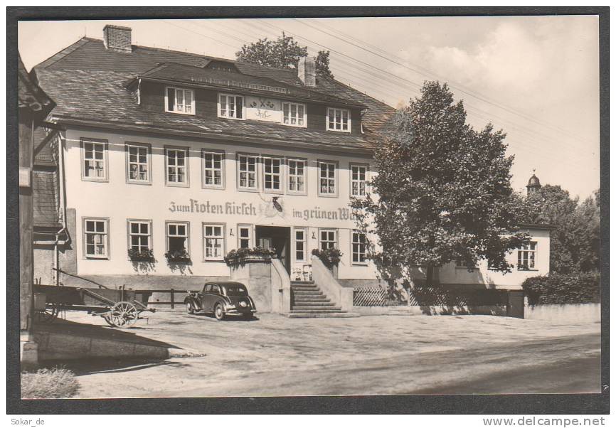 AK Hoheneiche über Saalfeld, Saalfelder Höhe, Gasthaus 1968, Thüringen - Saalfeld