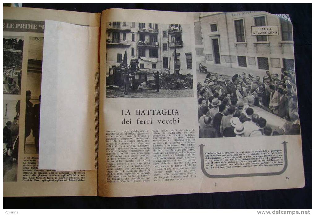 PAO/70 Rivista 1959 : VOCI STORICHE - LA VOCE DI MUSSOLINI - Discorso 2 Ottobre 1935 No Vinile - Italian