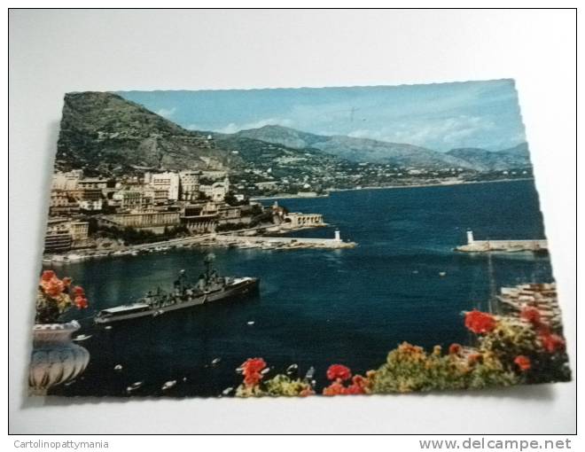 Nave Ship Guerra Faro Porto Monaco  Montecarlo - Guerra