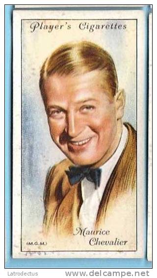 Filmstars - John Player's - Maurice Chevalier - Player's