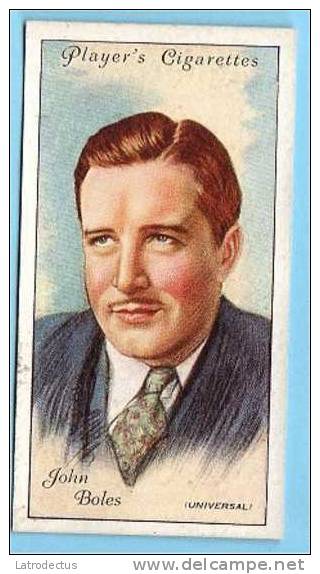 Filmstars - John Player's - John Boles - Player's